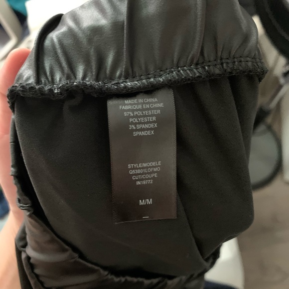 G by Guess Leatherette Joggers - Picture 4 of 5